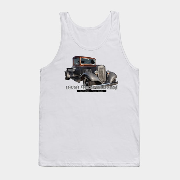 1936 International Harvester C1 Pickup Truck Tank Top by Gestalt Imagery